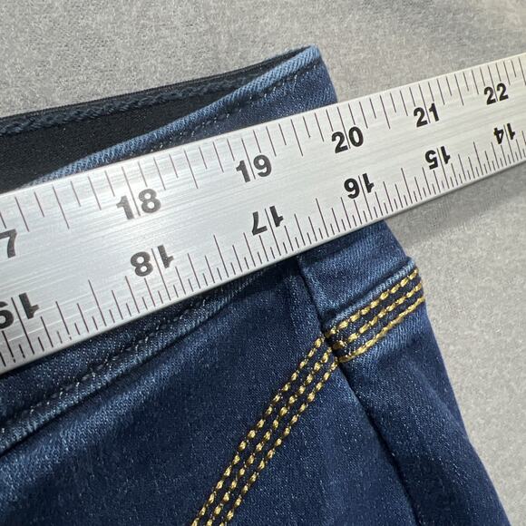 Torrid Sky High Line Flare Super Soft Jean Blue Womens Size 20T - Picture 15 of 16